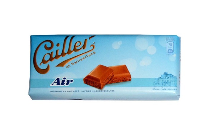 Aerated milk chocolate