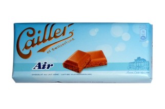 Aerated milk chocolate