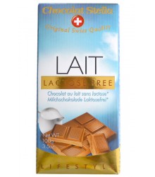 Chocolate con leche sin lactosa 100g