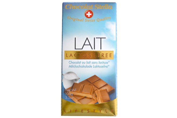 Chocolat au lait sans lactose 100g