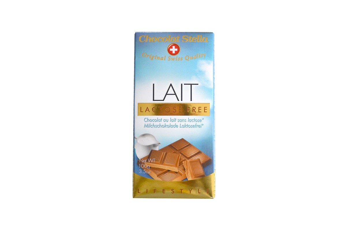 Chocolat au lait sans lactose 100g