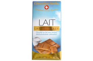 Chocolat au lait sans lactose 100g