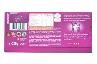 Lait - Cranberries, amandas et noisettes 200g