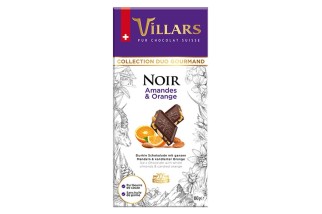 Negro con almendras y naranjas