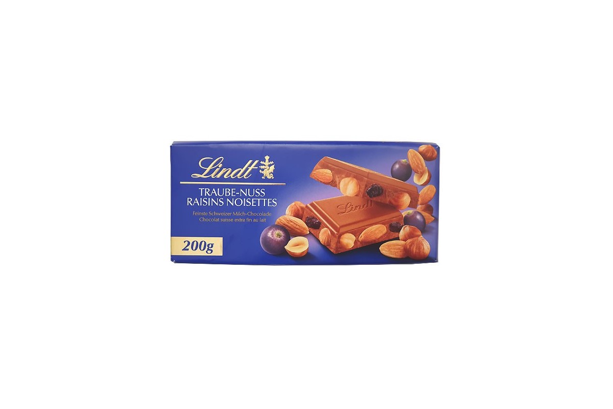 Raisins noisettes 200g de lindt