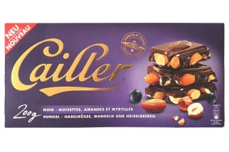 Noir noisettes, amandes et myrtilles 200g