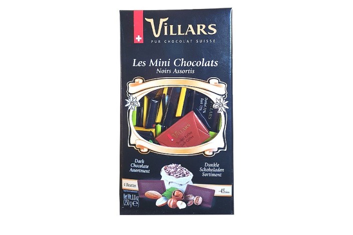 Villars assorted mini dark chocolates - 250 g