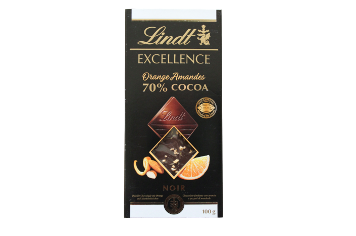 Excellence - Noir orange amandes 100g