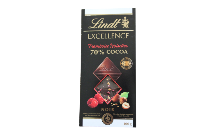 Excellence - Noir framboise noisettes 100g
