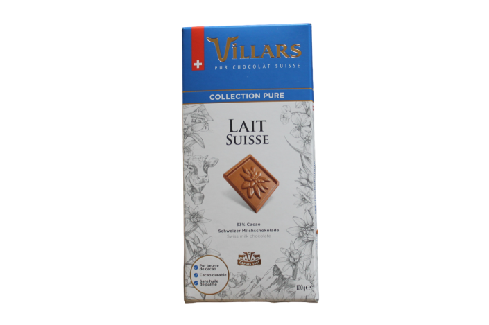 Chocolat au lait suisse 100g