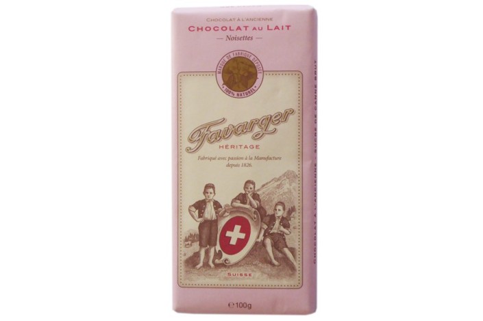 Chocolat au lait et aux noisettes