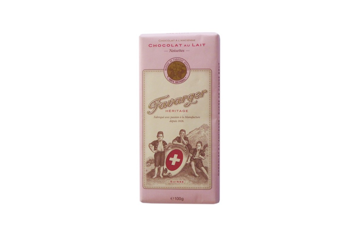 Chocolat au lait et aux noisettes